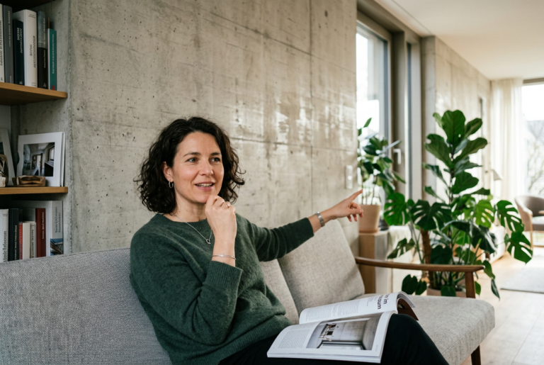 Gesa Vertes über Sichtbeton im Wohnraum – wie ein Industriematerial das Zuhause veränderte